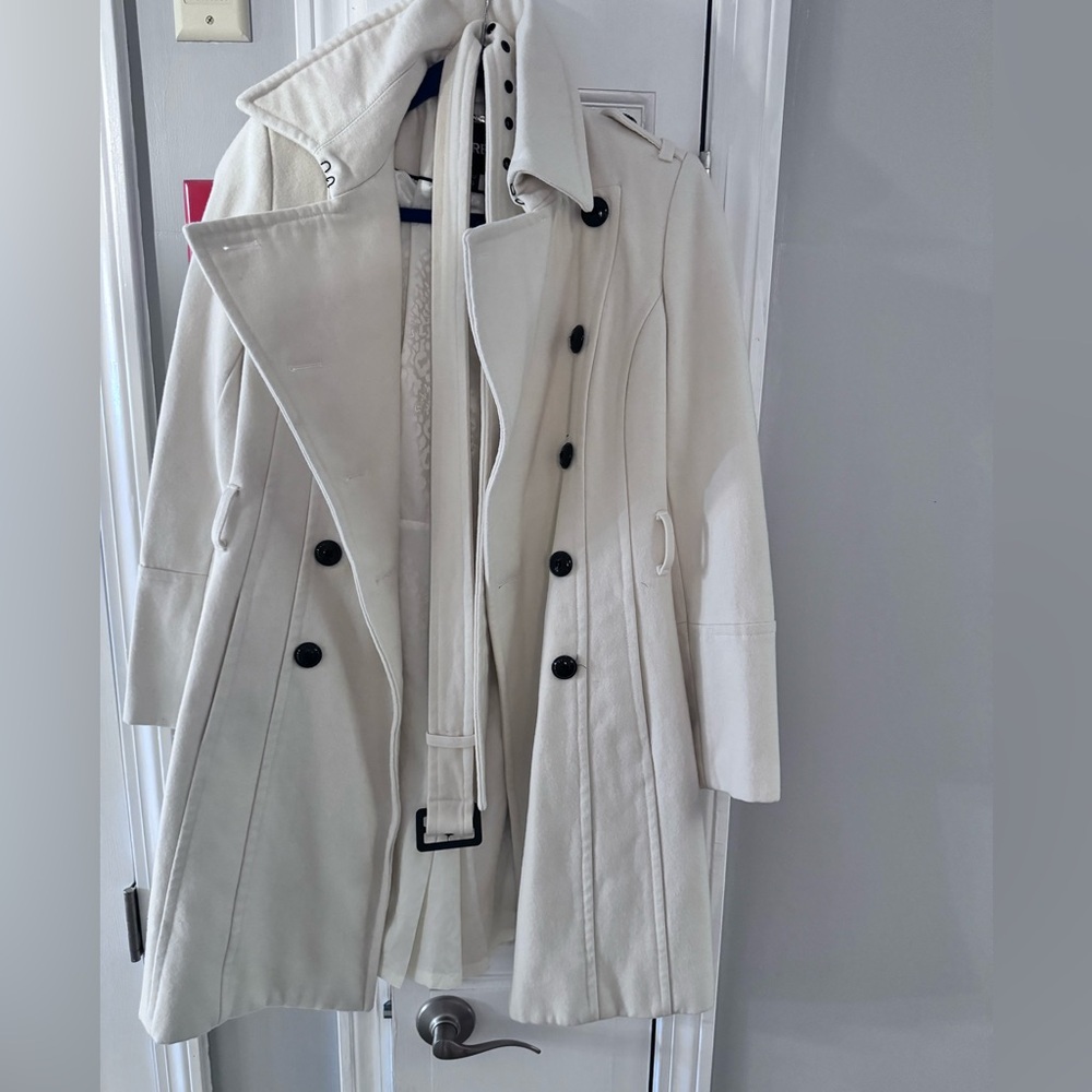 Express belted peacoat